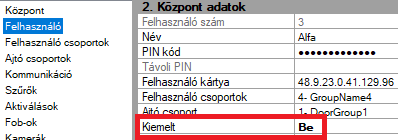 ATS Advanced regionális Anti-Passback