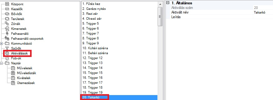 ATS Advanced: Aktiválás elnevezés