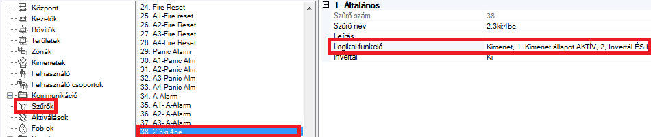 ATS Advanced- szűrők kiválasztás 1