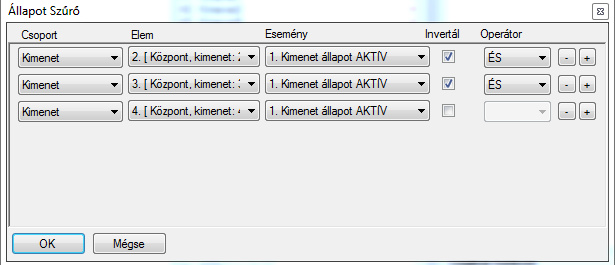 ATS Advanced- szűrők feltétel 2