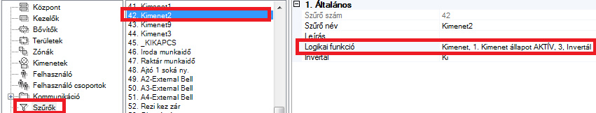 ATS Advanced - szűrő kiválasztás 2