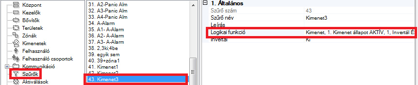 ATS Advanced - szűrő kiválasztás 3