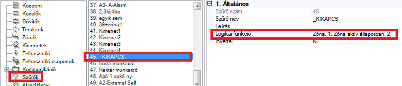 ATS Advanced - szűrő kiválasztás 5