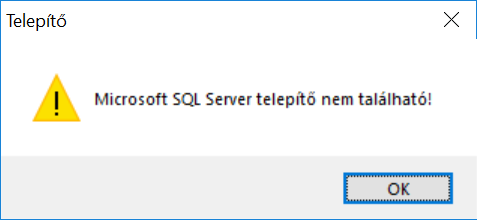 Sikertelen telepítése - beléptető rendszer