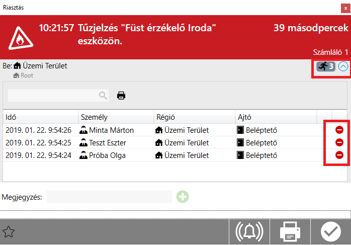 Integrált rendszer, riasztó rendszer