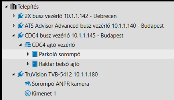 Rendszámolvasó kamera rendszer: ajtónyitás